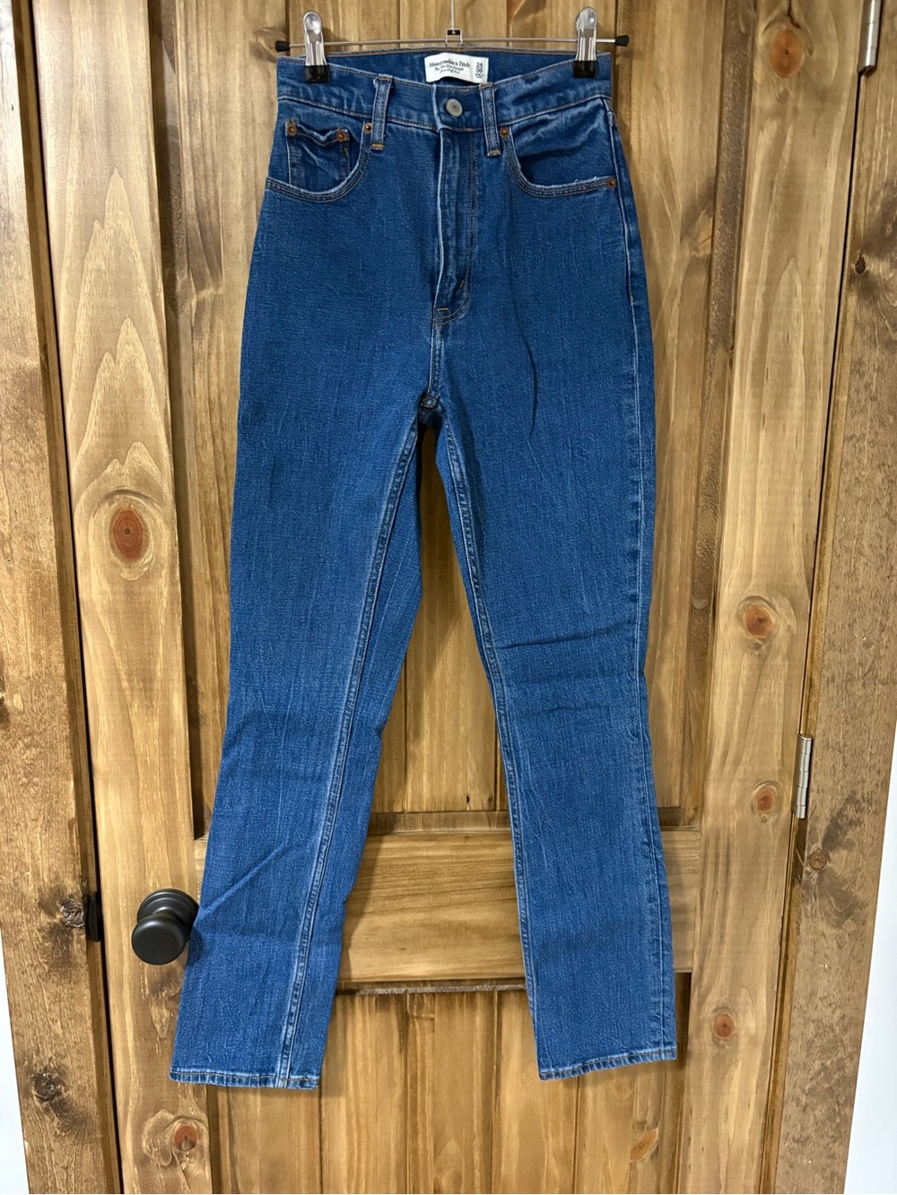 Abercrombie & fitch curve love the 90s slim straight highest rise size 24